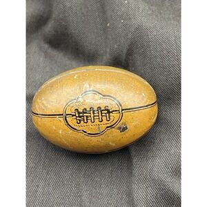 Antique Vintage Tin Litho Football  Candy Container Made in Germany Chiefs Eagle